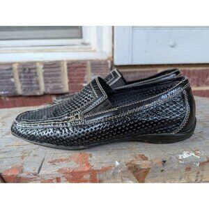 Donald J Pliner Cesya Sport Black Perforated Driving Moc Flats Women's US 8.5